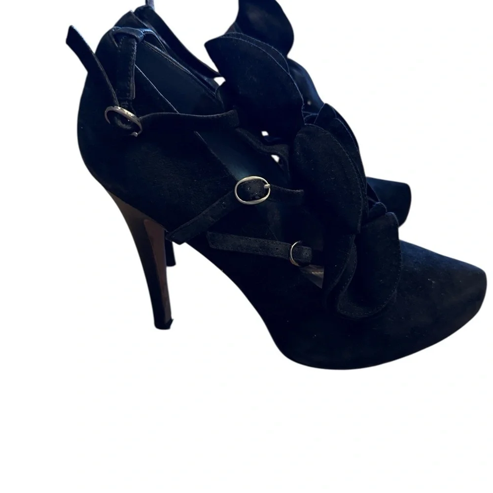 Vince Camuto Women's Marcia High Heel Round Toe Suede Shoes - Picture 4 of 7